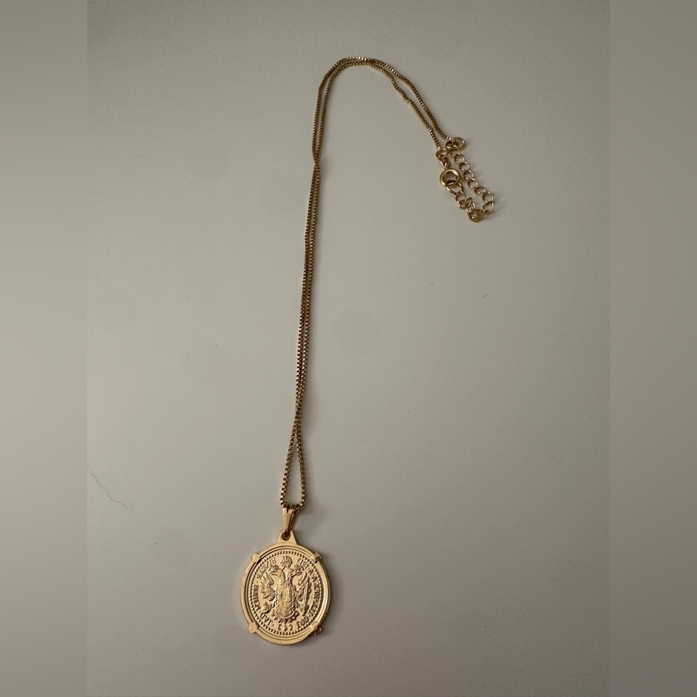 Lightweight coin necklace from Evereve